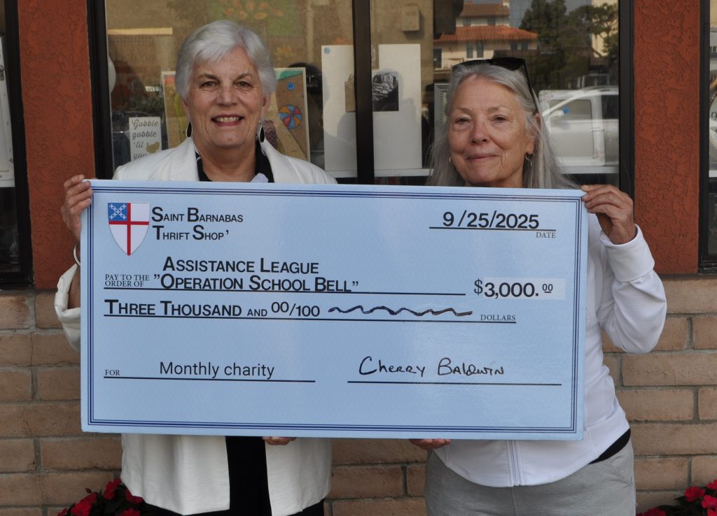 St . Barnabas Thrift Shop's September Charity Partner